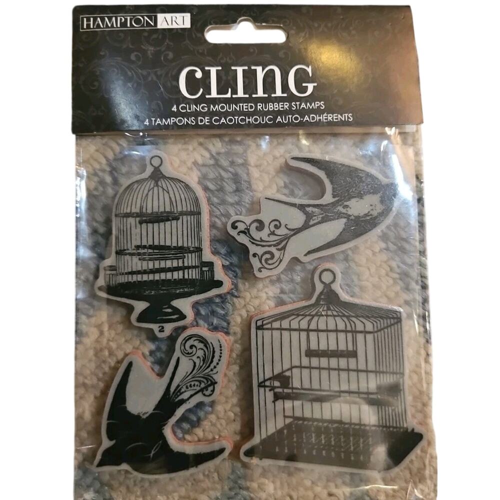 Cling: 4 Cli G Mounted Rubber Stamps